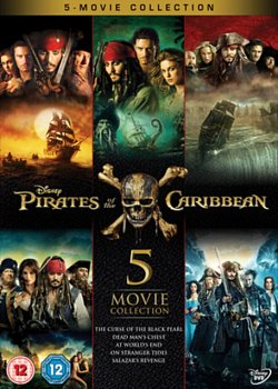 Pirates Of The Caribbean - 1 to 5 Movie Collection DVD - MangaShop.ro