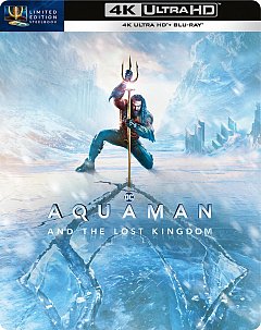 Aquaman 2 - Aquaman And The Lost Kingdom 2023 Limited Edition Steelbook 4K Ultra HD