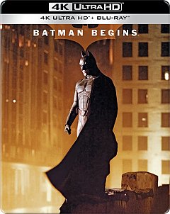Batman Begins (2005) Limited Edition Steelbook 4K Ultra HD + Blu-Ray