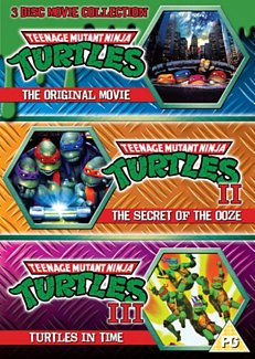 TMNT Teenage Mutant Ninja Turtles (3 Films) Movie Collection DVD