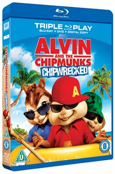 Alvin and the Chipmunks: Chipwrecked 2011 Blu-ray / with DVD and Digital Copy - Triple Play - MangaShop.ro