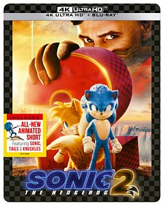 Sonic the Hedgehog 2 2022 Blu-ray / 4K Ultra HD + Blu-ray (Steelbook)