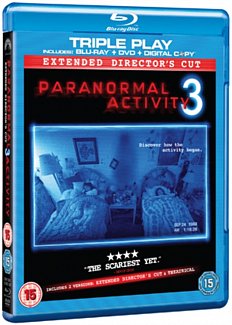 Paranormal Activity 3: Extended Cut 2011 Blu-ray / with DVD and Digital Copy - Triple Play