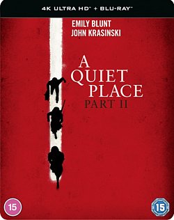 A   Quiet Place: Part II 2020 Blu-ray / 4K Ultra HD + Blu-ray (Steelbook) - MangaShop.ro