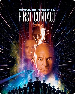 Star Trek VIII - First Contact 1996 Blu-ray / 4K Ultra HD + Blu-ray (30th Anniversary Ltd Edition Steelbook) - MangaShop.ro