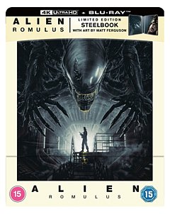 Alien: Romulus 2024 Blu-ray / 4K Ultra HD + Blu-ray (Limited Edition Art by Matt Ferguson Steelbook)