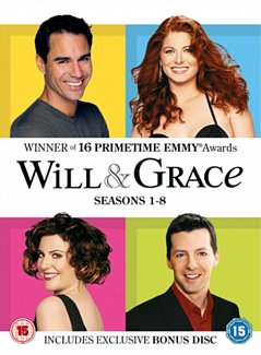 Will & Grace Seasons 1 to 8 Complete Collection DVD