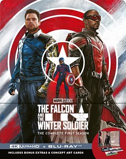 The Falcon and the Winter Soldier: The Complete First Season 2021 Blu-ray / 4K Ultra HD + Blu-ray (Collector's Edition Steelbook) - MangaShop.ro