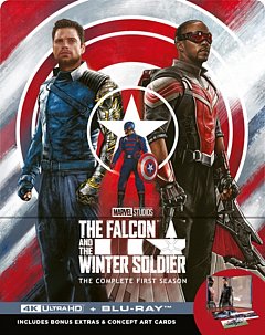 The Falcon and the Winter Soldier: The Complete First Season 2021 Blu-ray / 4K Ultra HD + Blu-ray (Collector's Edition Steelbook)