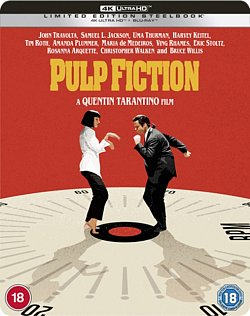 Pulp Fiction 1994 Blu-ray / 4K Ultra HD + Blu-ray (Steelbook) - MangaShop.ro