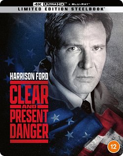 Clear and Present Danger 1994 Blu-ray / 4K Ultra HD + Blu-ray (Limited Edition Steelbook) - MangaShop.ro
