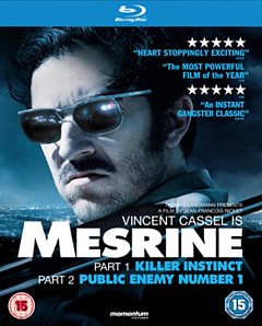 Mesrine - Part 1 Killer Instinct / Part 2 Public Enemy Number 1 Blu-Ray