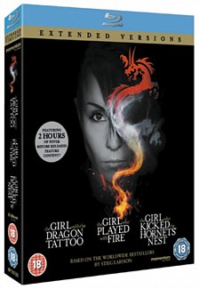 The Girl With A Dragon Tattoo - Extended Edition (3 Films) Trilogy Blu-Ray