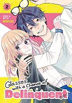 Glasses with a Chance of Delinquent Vol. 2 manga