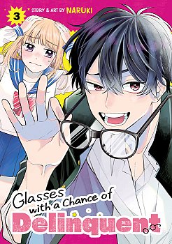 Glasses with a Chance of Delinquent Vol. 3 manga
