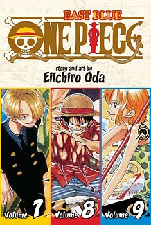 One Piece (3-in-1 Edition) Vol.  7-9 East Blue