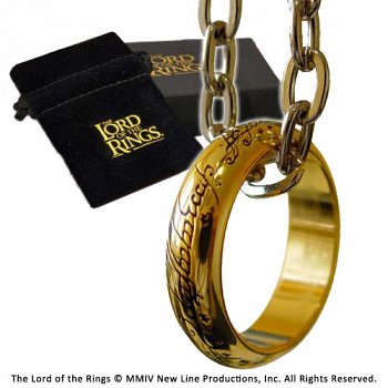 Lord of the Rings Ring The One Ring (gold plated) - MangaShop.ro