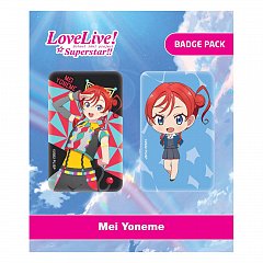 Love Live! Pin Badges 2-Pack Mei Yoneme