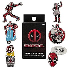 Marvel Loungefly Enamel Pins Blind Box Assortment Deadpool (12)