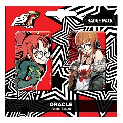 Persona 5 Royal Pin Badges 2-Pack Oracle / Futaba Sakura