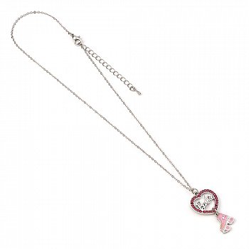 Barbie Pendant & Necklace Crystal Heart and Roller Skate - MangaShop.ro