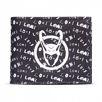 Loki Bifold Wallet Logo - MangaShop.ro