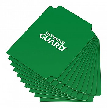 Ultimate Guard Card Dividers Standard Size Green (10) - MangaShop.ro