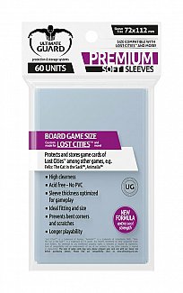 Ultimate Guard Premium Soft Sleeves for Board Game Cards Lost Cities (60)