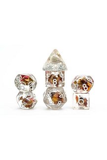 FanRoll  Dice Set Rose (7)
