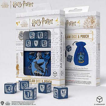 Harry Potter Dice Set Ravenclaw Dice & Pouch Set (5) - MangaShop.ro