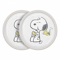 Peanuts Plate Cute & Cuddly 2-Pack