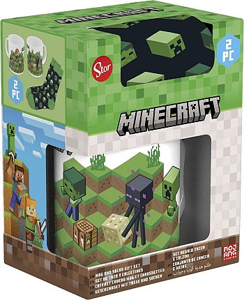 Minecraft Mug & Socks Set - MangaShop.ro