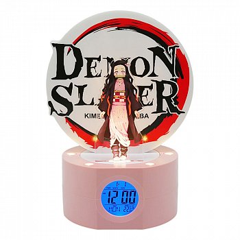 Demon Slayer: Kimetsu no Yaiba Alarm Clock with Light Nezuko 21 cm - MangaShop.ro