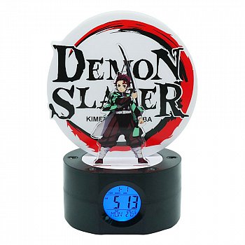 Demon Slayer: Kimetsu no Yaiba Alarm Clock with Light Tanjiro 21 cm - MangaShop.ro
