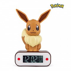 Pokemon Alarm Clock with Light Evoli 18 cm