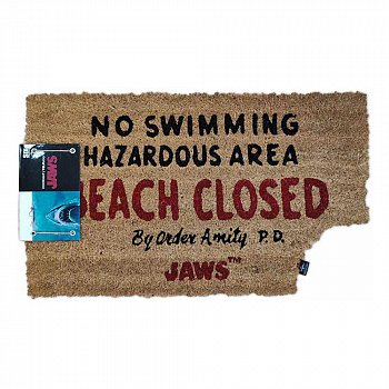 Jaws Doormat Beach Closed 40 x 60 cm - MangaShop.ro