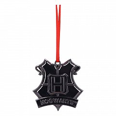 Harry Potter Hanging Tree Ornament Hogwarts Crest (Silver) 6 cm