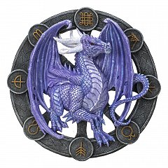 Anne Stokes Plaque Samhain Dragon 32 cm