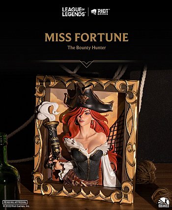 League of Legends PVC 3D Photo Frame The Bounty Hunter-Miss Fortune - MangaShop.ro