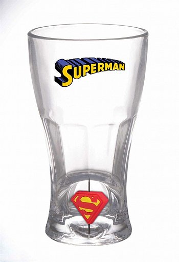 DC Comics Glass Superman Rotating 3D Logo - MangaShop.ro