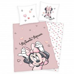 Disney Duvet Set Minnie Mouse 135 x 200 cm / 80 x 80 cm