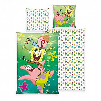 Spongebob Squarepants Duvet Set 135 x 200 cm / 80 x 80 cm - MangaShop.ro