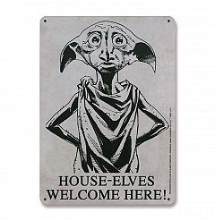 Harry Potter Tin Sign House-Elves 15 x 21 cm