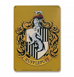 Harry Potter Tin Sign Hufflepuff 15 x 21 cm