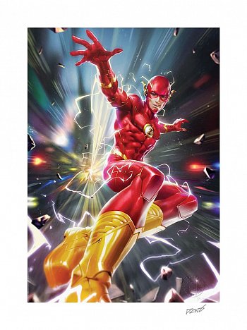DC Comics Art Print The Flash 46 x 61 cm - unframed - MangaShop.ro