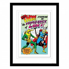 Marvel Collector Print Framed Poster Loki Comic