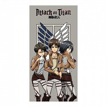 Attack on Titan Towel Group 70 x 140 cm - MangaShop.ro