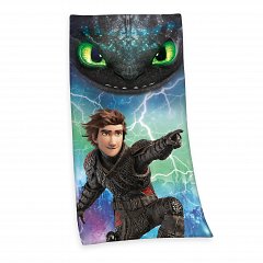 How To Train Your Dragon Velour Towel Hicks 75 x 150 cm