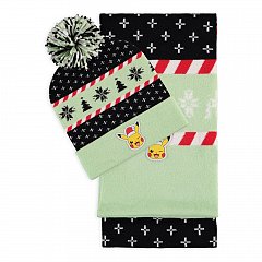 Pokemon Ski Beanie and Scarf Set Pikachu