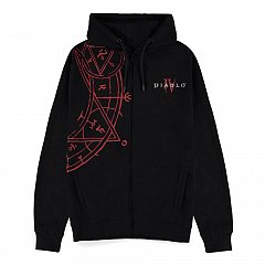 Diablo IV Zipper Hoodie Lilith's Sigil Size M